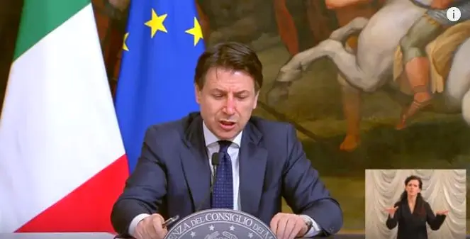 Coronavirus. Presidente Giuseppe Conte, nuovo decreto con nuove restrizioni' Video conferenza