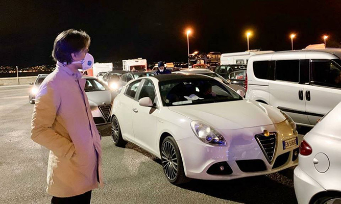 Coronavirus: dopo imbarchi, a Villa S.G. si allenta tensione (presente il Sindaco Falcomatà di RC)