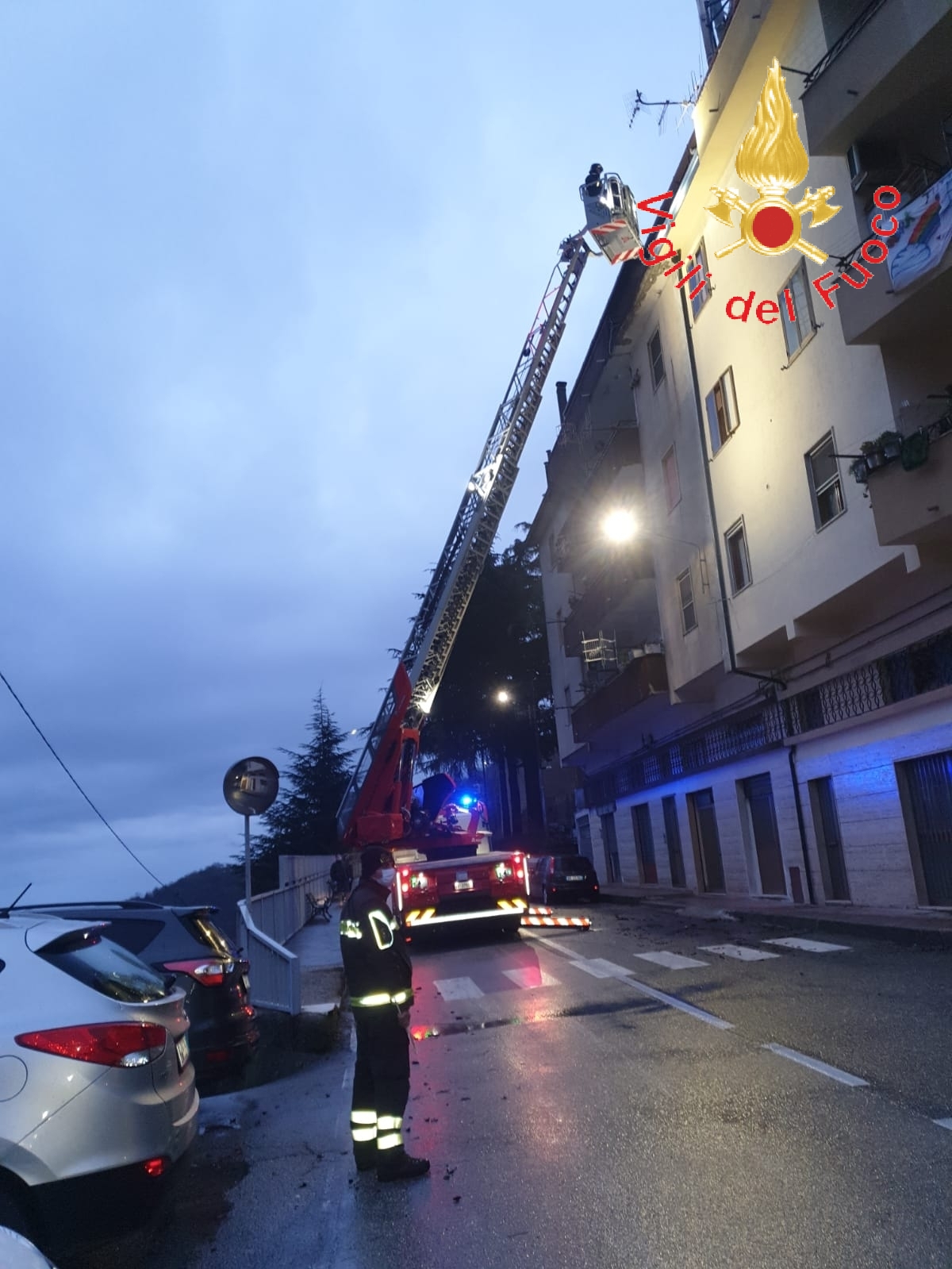 Maltempo Catanzaro. Numerosi Interventi dei VVF. Ecco il bilancio. Foto