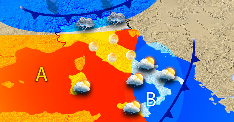 Maltempo concede tregua nel weekend, ma da lunedì torna neve