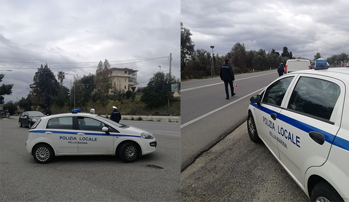 Coronavirus, Sellia Marina: viola l'obbligo di auto-isolamento, due denunciati