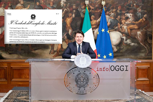 Emergenza Covid-19. Giuseppe Conte ha firmato il Dpcm, blocco fino al 13 Aprile scarica (File PDF)