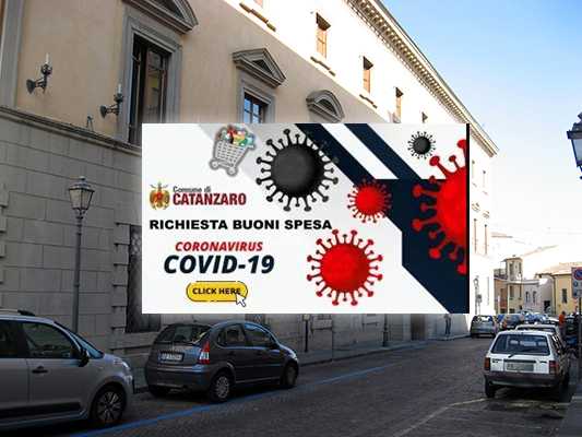 Covid-19. Catanzaro. Ecco i Moduli richiesta buoni spesa famiglie e avviso per esercizi commerciali