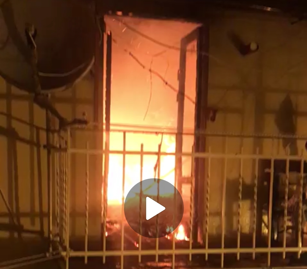 VVF impegnati per rogo abitazione. Ustionata bambina