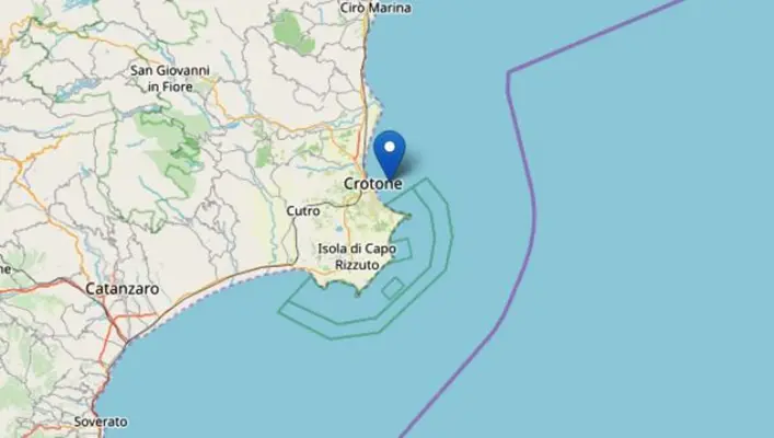 Terremoti: Trema ancora a Roma e Crotone, nuova scossa magnitudo 3.8