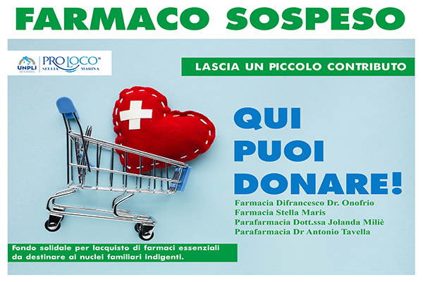 Covid-19. Sellia Marina, la solidarietà continua con il farmaco sospeso