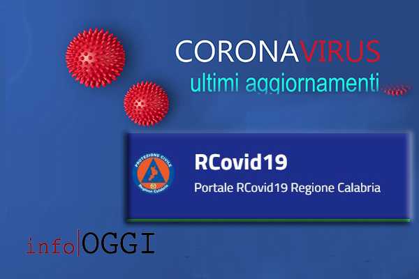 Coronavirus: nuovo sito Calabria www.rcovid19.it ronta anche app. Santelli, Regione lavora