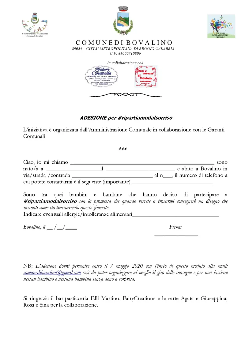 #ripartiamodalsorriso