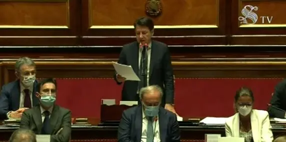 Ripresa attività economiche, discorso del Presidente Conte al Senato. Video