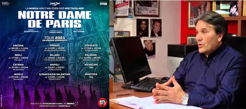 Summer Arena 2021, ci sarà “Notre Dame de Paris”. Il musical dei record in scena il 27-28 agosto