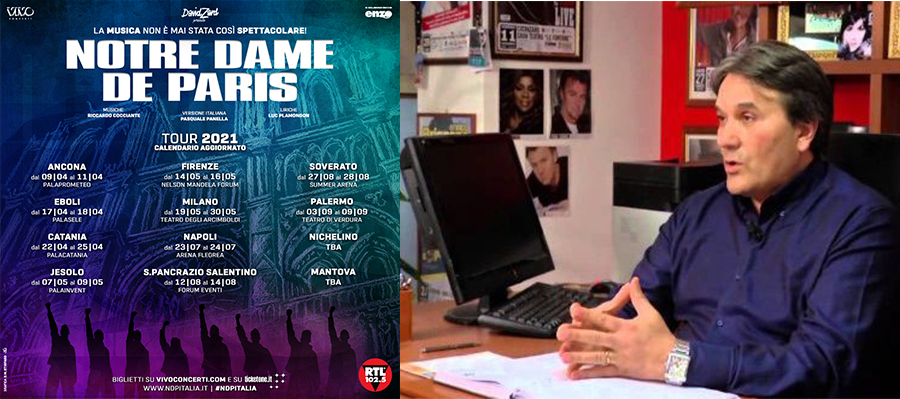 Summer Arena 2021, ci sarà “Notre Dame de Paris”. Il musical dei record in scena il 27-28 agosto