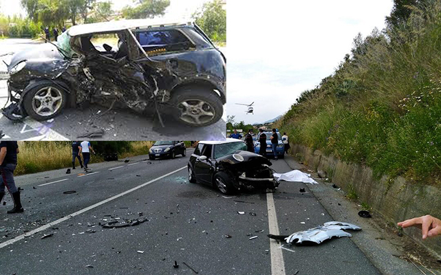 Incidenti stradali: scontro su SS18, due morti. Vittime uomo e donna, un ferito portato in ospedale