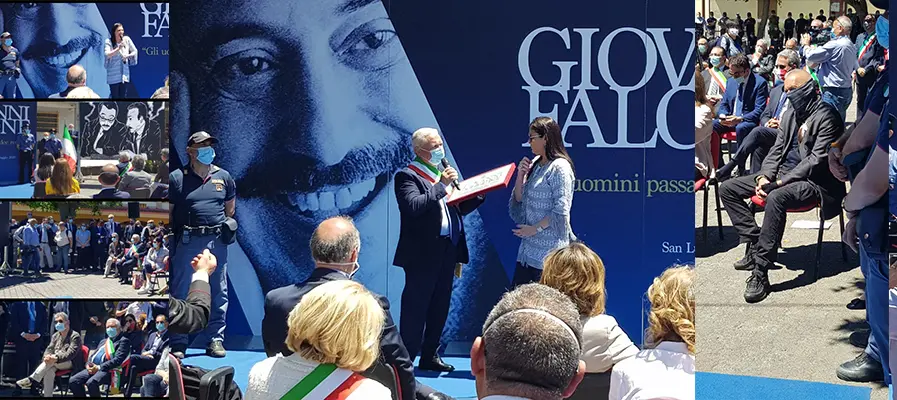 Strage di Capaci. Santelli ricorda Giovanni Falcone a San Luca al fianco delle Istituzioni. (Video)