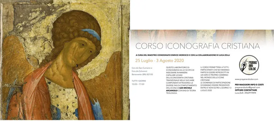 Prayer And Color: corso Iconografia Cristiana del maestro Enrico Morisco a Benevento