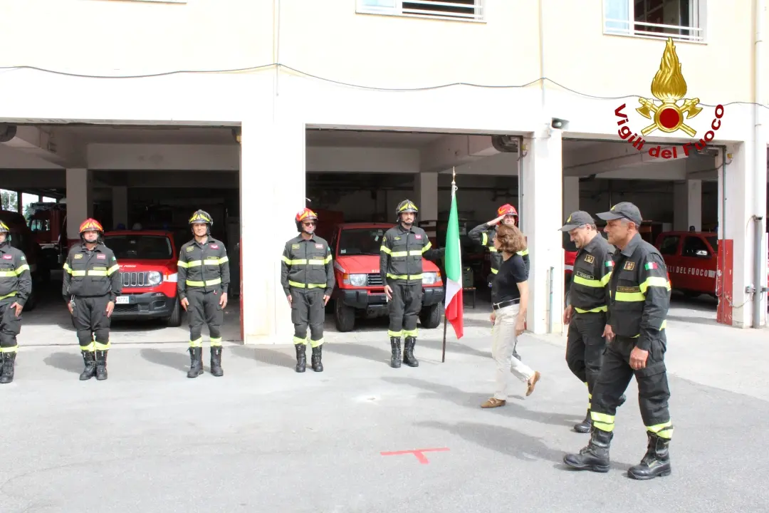 Il Prefetto Francesca Ferrandino, fa visita al comando dei vigili del fuoco di Catanzaro (Video)