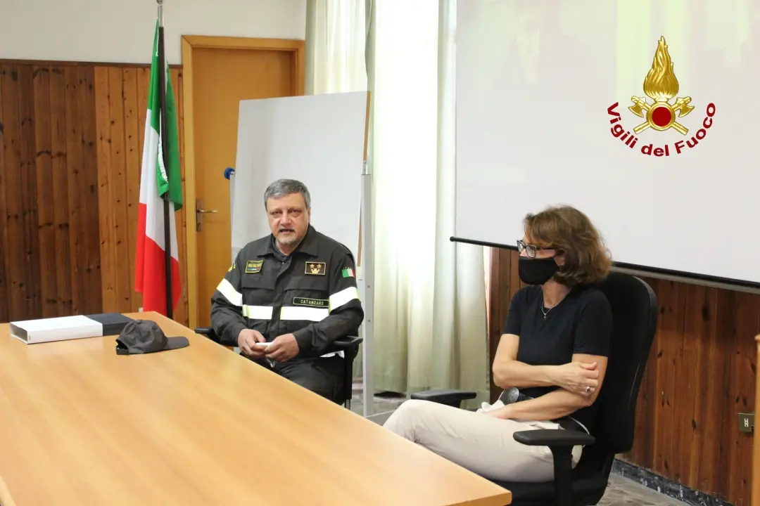 Il Prefetto Francesca Ferrandino, fa visita al comando dei vigili del fuoco di Catanzaro (Video)