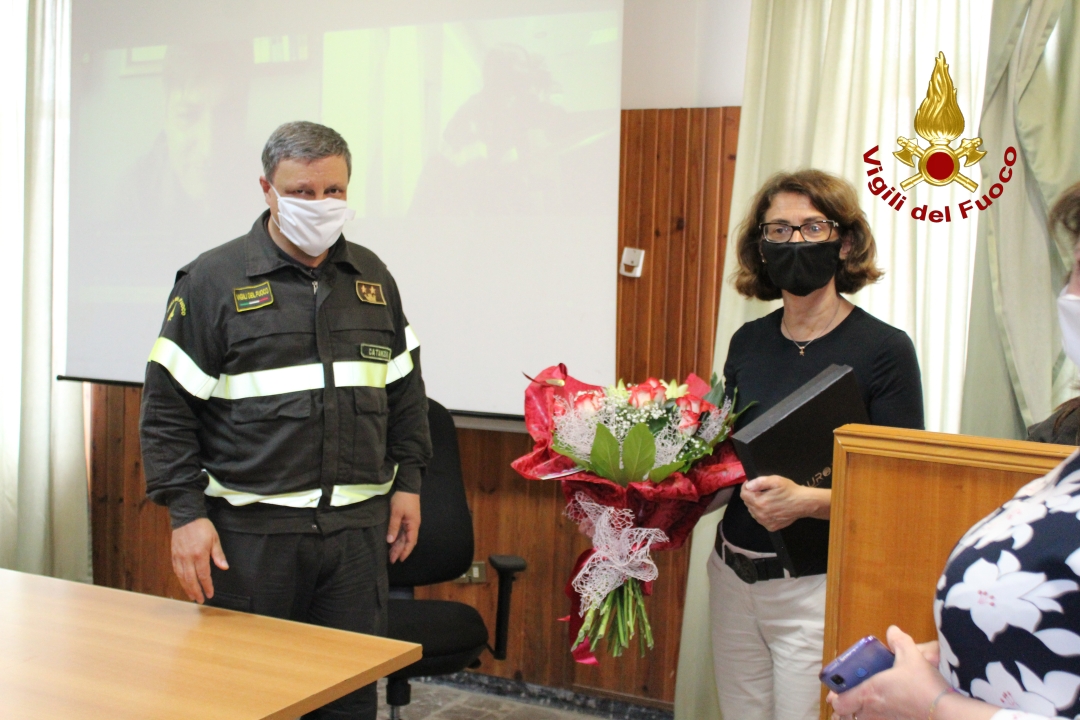 Il Prefetto Francesca Ferrandino, fa visita al comando dei vigili del fuoco di Catanzaro (Video)