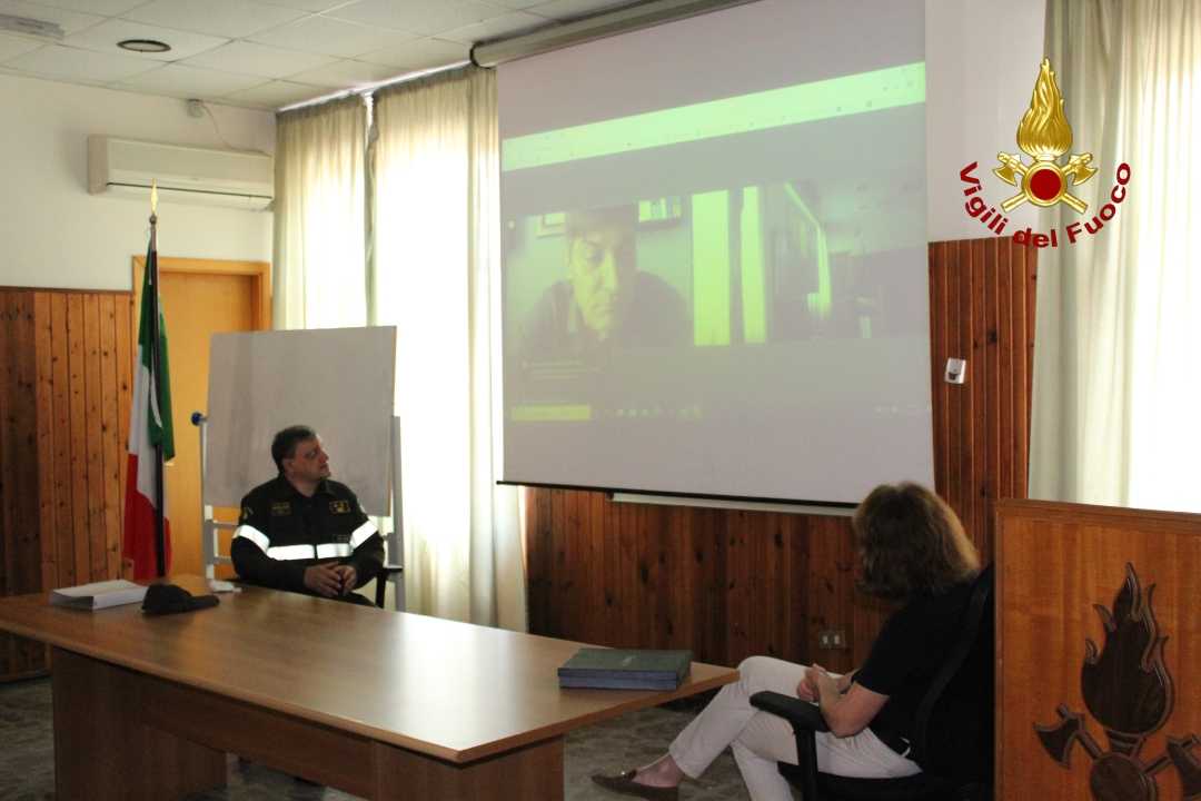 Il Prefetto Francesca Ferrandino, fa visita al comando dei vigili del fuoco di Catanzaro (Video)