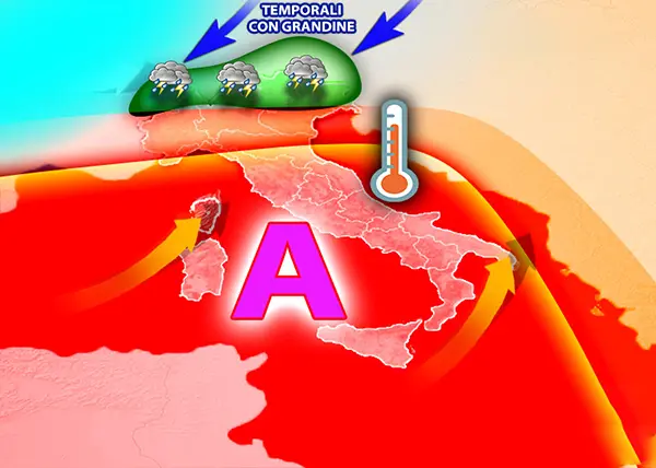 Meteo: Ecco l'anticiclone africano, già da Lunedì tanto caldo. Il dettaglio