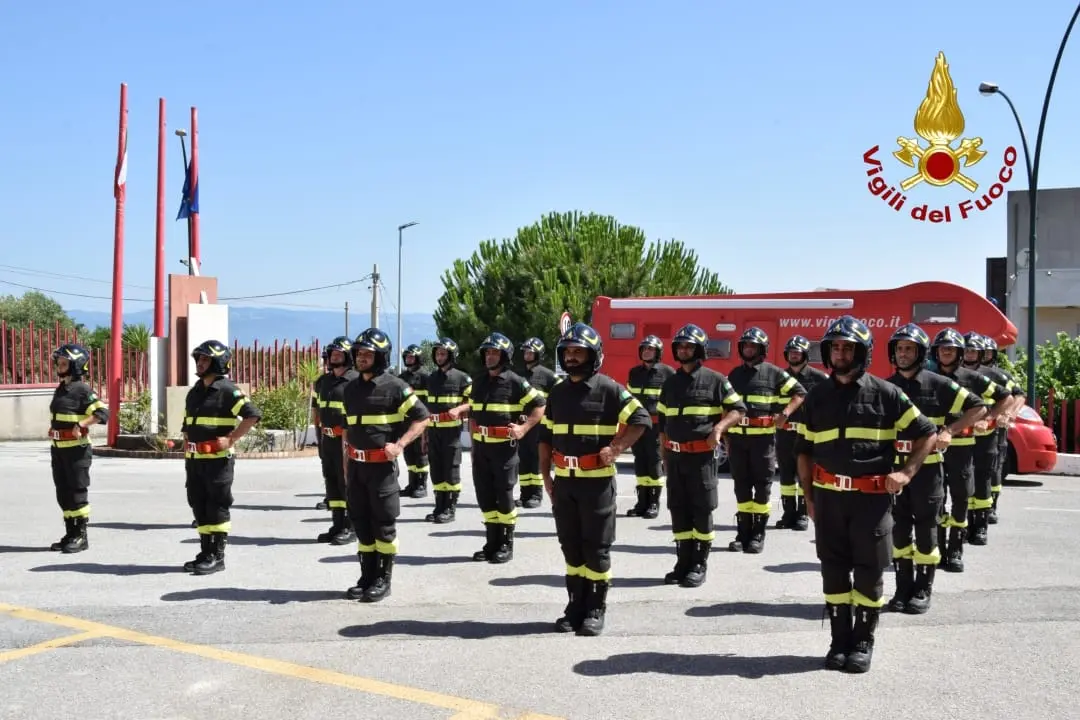 Catanzaro. Giuramento 87° corso Allievi Vigili del Fuoco (Foto e Video)