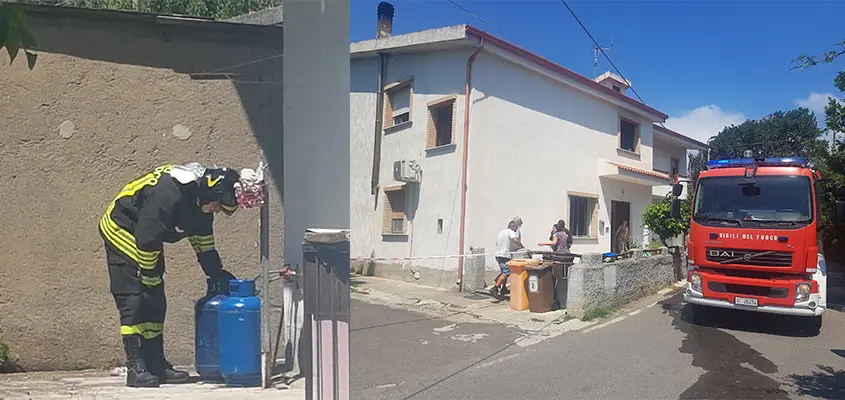 Esplode bombola Gas in casa, strage sfiorata a Catanzaro “quartiere Santo Janni ”Foto"