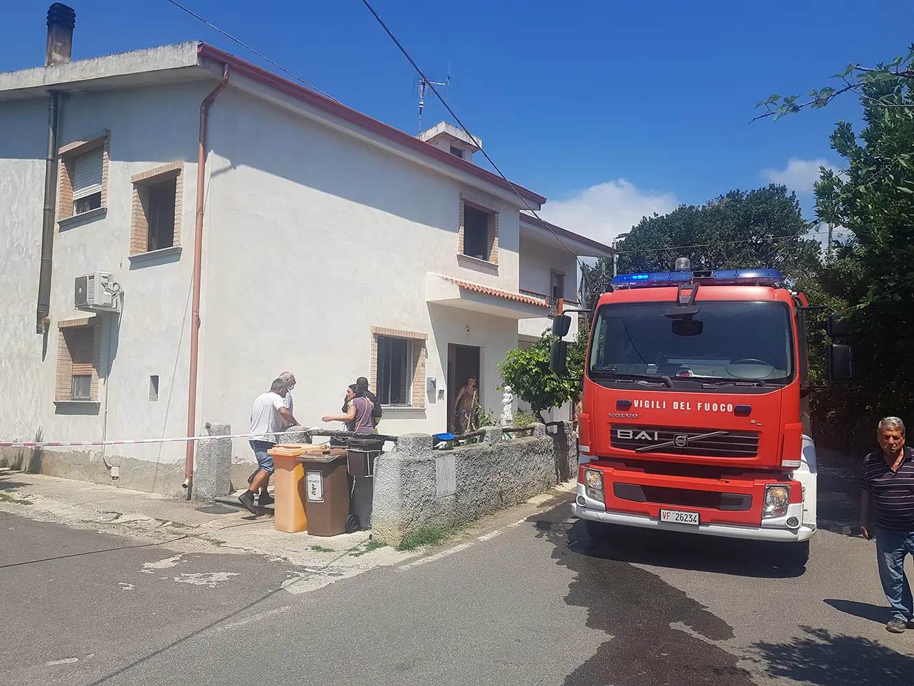 Esplode bombola Gas in casa, strage sfiorata a Catanzaro “quartiere Santo Janni ”Foto"