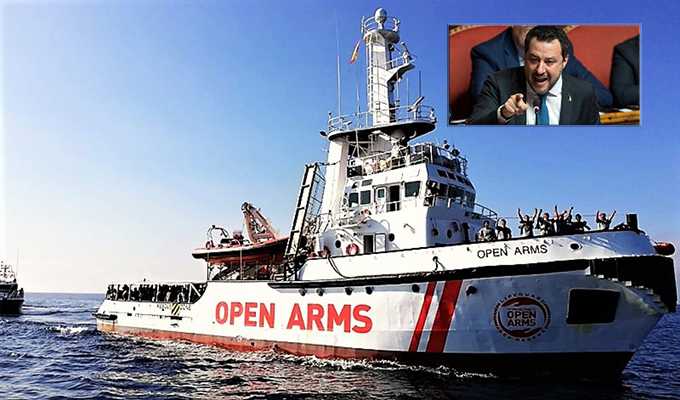 Migranti, Senato autorizza processo a Salvini per Open Arms Sbarchi aumentano