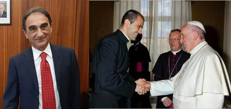 Gli auguri di Abramo al catanzarese don Fabio Salerno nuovo segretario personale di Papa Francesco
