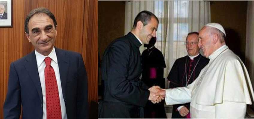 Gli auguri di Abramo al catanzarese don Fabio Salerno nuovo segretario personale di Papa Francesco
