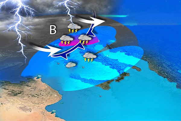 Meteo: clima estremo, un ciclone atlantico con temporali, grandine e forte vento. Ecco il dettaglio