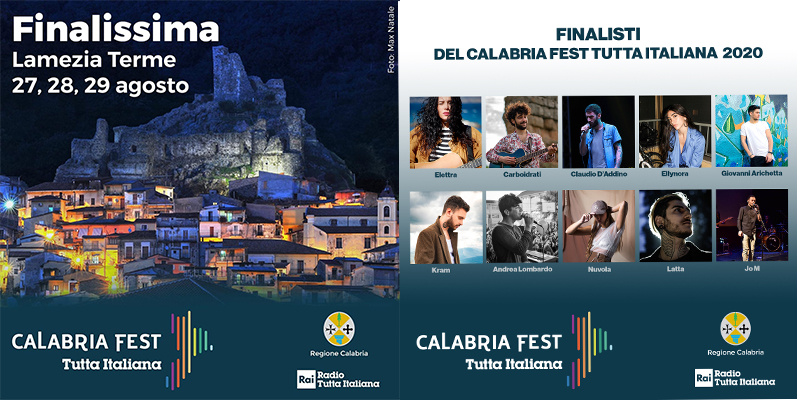 Ufficializzati gli ospiti della finalissima di Lamezia Terme del “Calabria Fest Tutta Italiana"