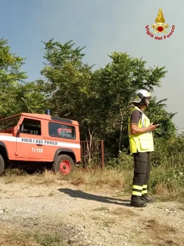 Canadair e squadre VVF per domare due grossi roghi nel catanzarese (Foto e Video)