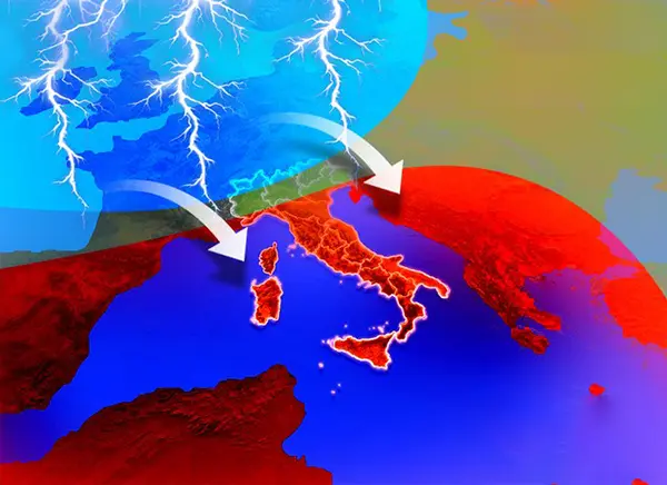 Meteo: Svolta temporalesca! arriva grandine, vento e stop al caldo. Ecco dove con previsioni