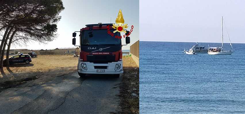 Sbarco Migranti: in 36 sbarcano su barca a vela e gommone a Sellia Marina, effettuati Tamponi. Video