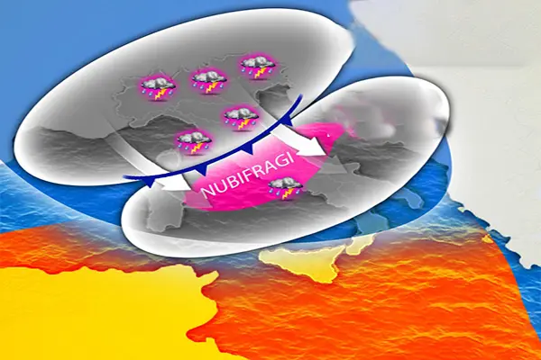 Allerta Meteo: Forte maltempo e crollo termico. Ecco il dettaglio con le previsioni