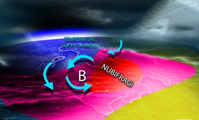 Meteo Protezione Civile: nuova allerta meteo, piogge e venti burrascosi. L’evoluzione con previsioni