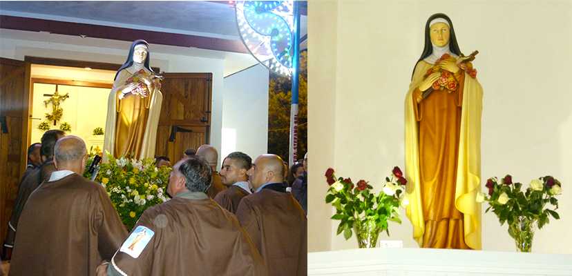 Festa dedicata a Santa Teresa di Lisieux a Piano Luppino di Lamezia Terme