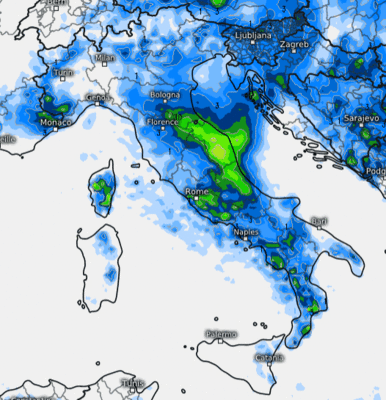 Meteo: ecco le previsioni fino a giovedì
