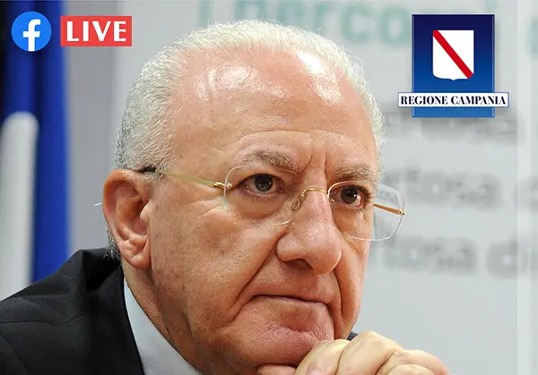 Nuova Ordinanze del Presidente della Regione Campania Vincenzo De Luca. Leggi il dettaglio