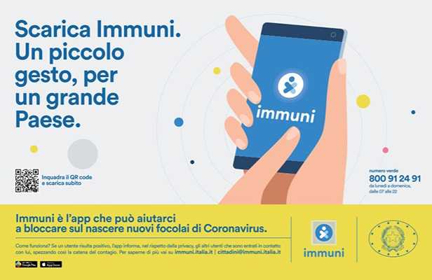 “Scarichiamo l’app Immuni”, condividi l’invito a scaricare l’app.