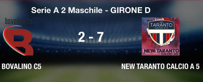 Futsal Serie A2: Esordio amaro per il BC5. Cade in casa contro il volitivo Taranto