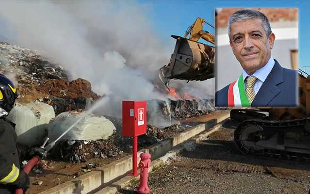 Rifiuti: sindaco di Cassano Gianni Papasso, incendio discarica é atto mafioso