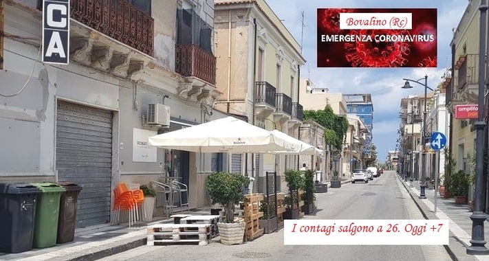 Emergenza sanitaria Covid-19. A Bovalino salgono a 26 i contagi (oggi +7)