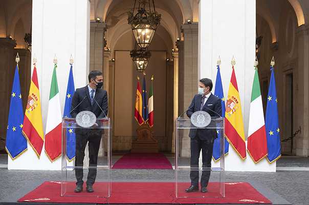 Incontro Conte – Sánchez diretta da Palazzo Chigi