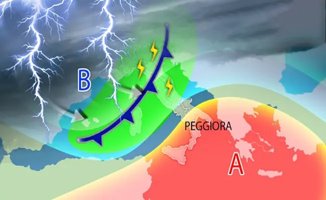 Meteo: Weekend, nuovo blitz temporalesco. Ecco la tendenza