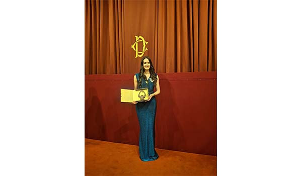 La danzatrice Roberta Di Laura tra le 100 ecxellenze italiane premiate a Palazzo Montecitorio