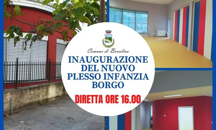 Ampliamento Scuola dell'Infanzia del Rione Borgo. Ora è realtà!