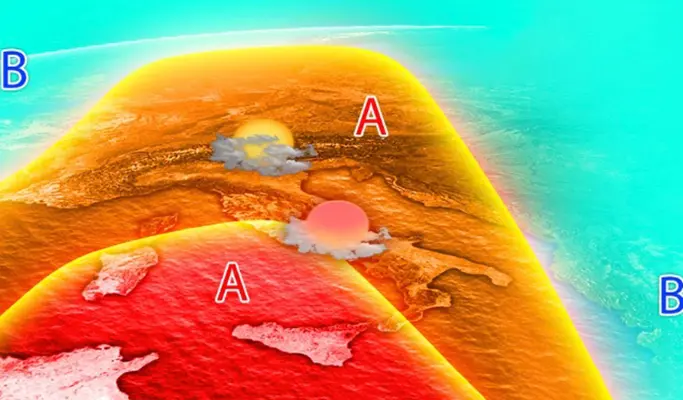 Meteo: Un staffetta tra anticicloni. Il dettaglio dell'evoluzione con previsioni