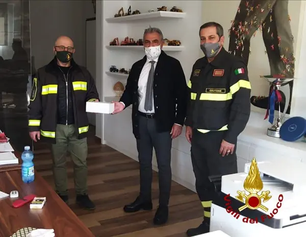 Covid. Campagna di screening del Comando Provinciale Vigili del Fuoco Crotone