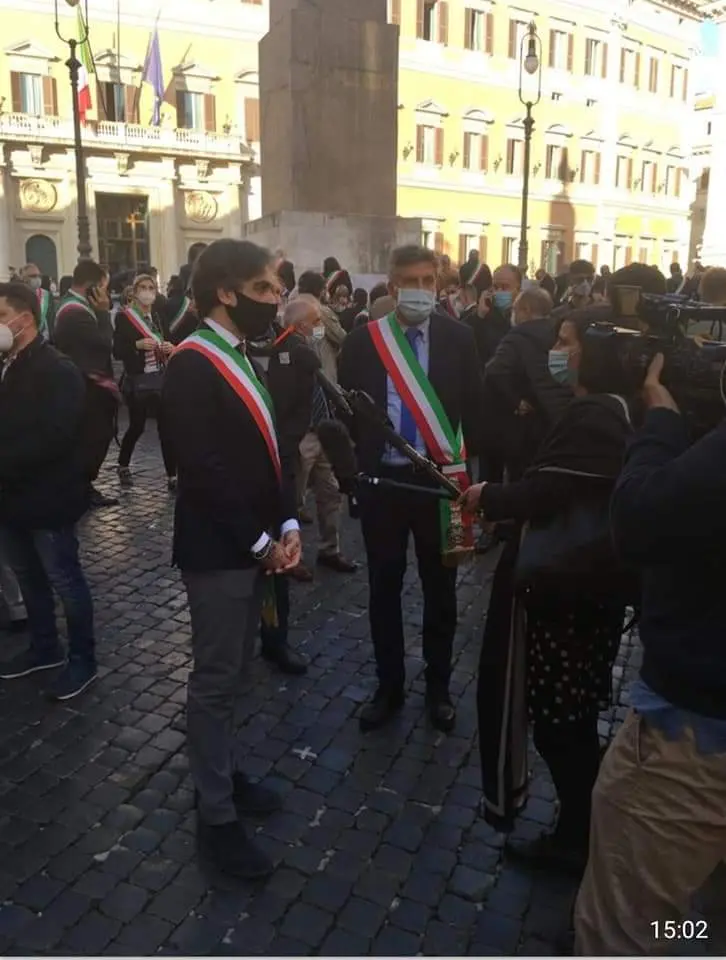 Sindaco Francesco Mauro, a Roma per Amore della nostra Terra